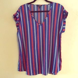 Express Striped Shell / Blouse